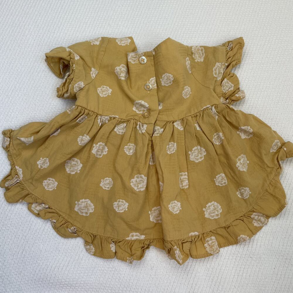 Pippa & Julie Ruffled Mustard Top - Picture 2 of 3